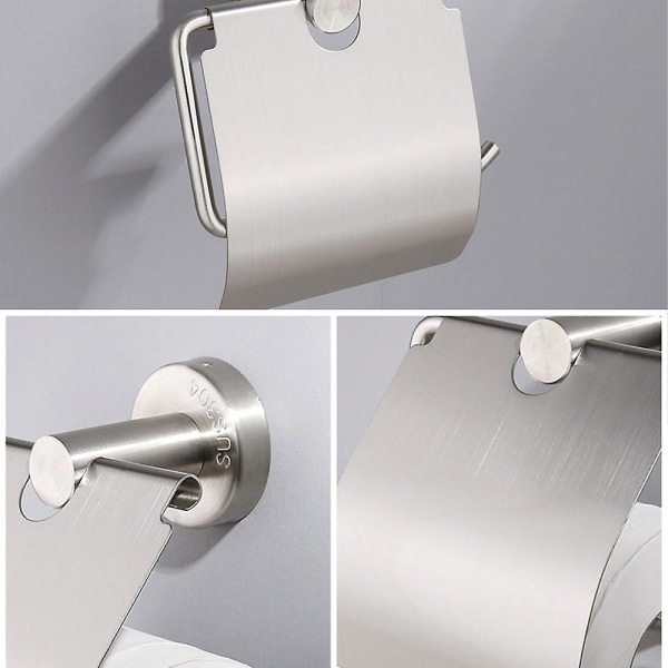Toalettpappershållare för badrum i rostfritt stål