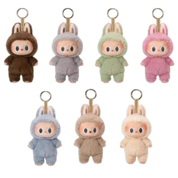 6 stk POP MART LABUBU The Monsters Spændende Macaron Plysdukker Figur Legetøj Blind Boxes (Farve Tilfældig)