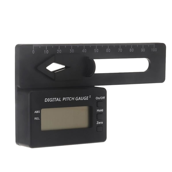 Rm1099 Digital Pitch Gauge Rc Logger Propeller Tester med LCD-skærm til Main Rc Helikoptermodeller (svart)