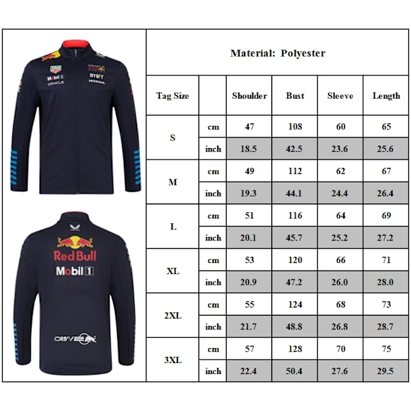 Red Bull Racing F1 2024 Team Softshell Jacka - Marinblå M