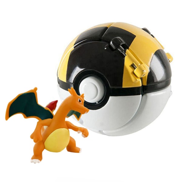 Flip Pet Eksploderende Poké Ball Mini Dukke + Fangst Ball 16