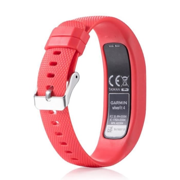 Silikonrem till Garmin VivoFit 4 Fitness Activity Tracker Small i rött