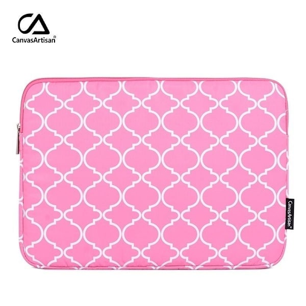 Laptopväska datorfodral / fodral till bärbar dator rosa 15 tommer