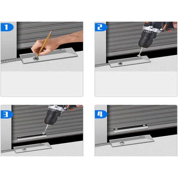Dør- og vinduesmagnetisk kontaktsensor i metal