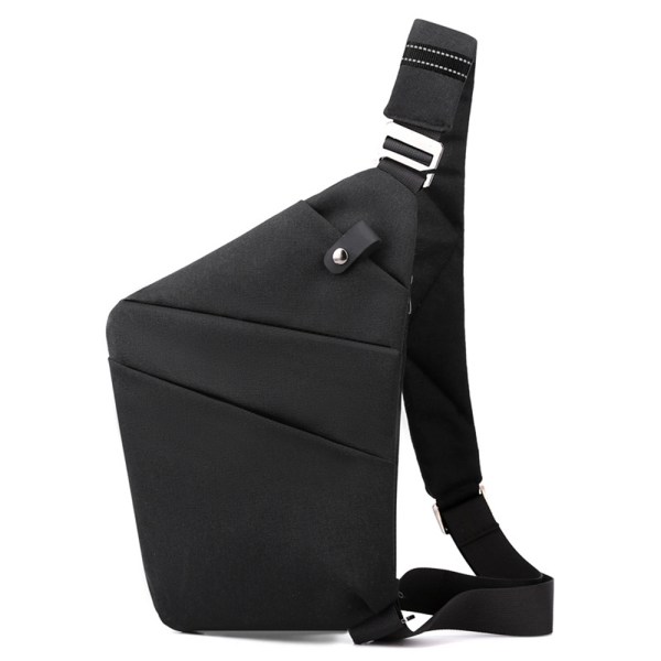 Tylikäs ja ohut varastovarkaudenesto-olkalaukku crossbody-laukku black