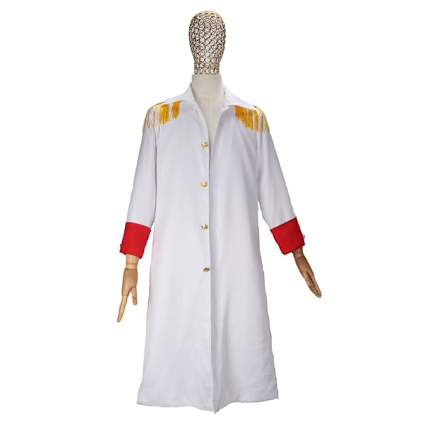 One Piece Monkey D Garp Viceamiral Cosplay Kostym Halloween Outfit[YD] M
