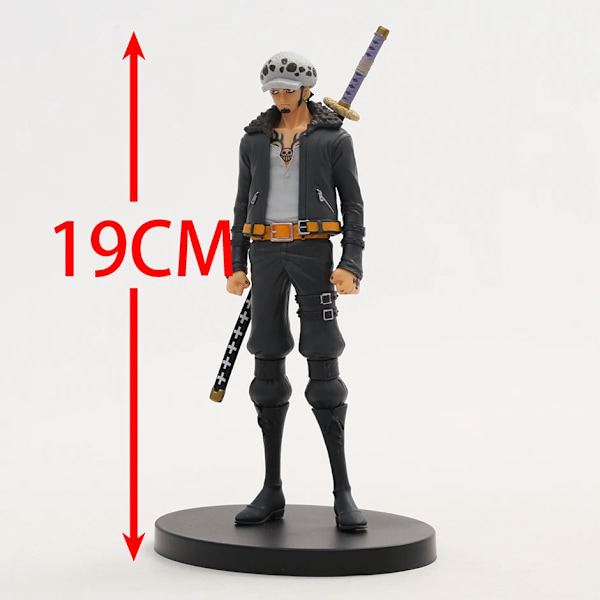 One Piece DXF The Grandline Men Trafalgar Law / Brook PVC-figur Samlarobjekt Modell Figur Anime Toy