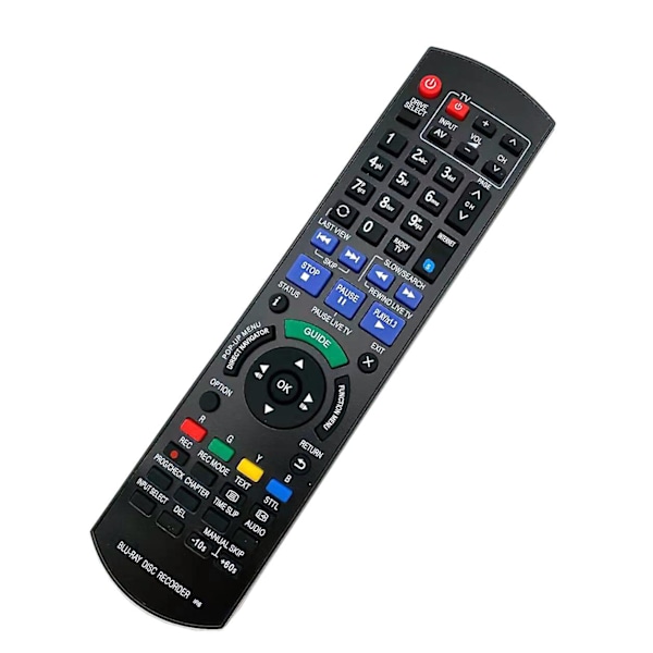 N2qayb000755 Fjernkontroll for Panasonic DMR-BWT720 DMR-BWT820 DMR-BWT730 DMR-BWT945 DMR-BWT835 Blu-ray Disc DVD-opptaker (AM4)