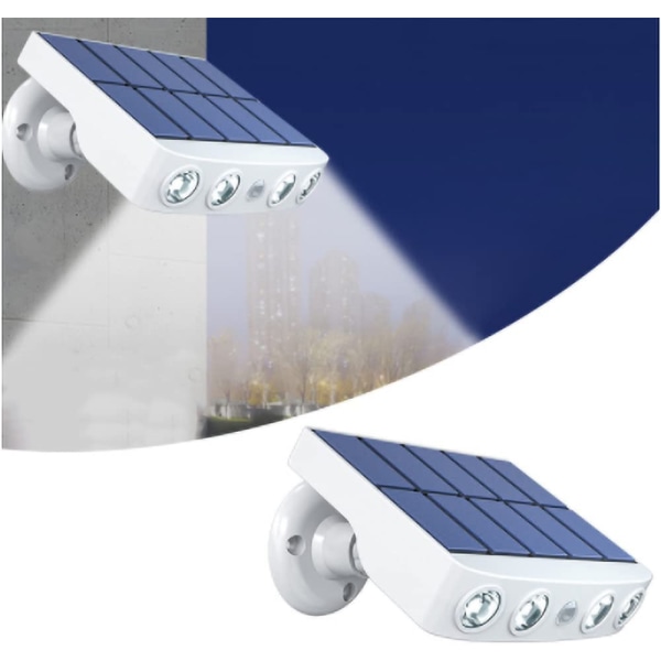 Kraftfull solljusrörelsesensor utomhus vattentät LED