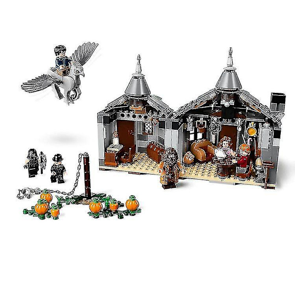 496 Dele Byggeklodser Harry Potter Byggeklodser Skurk Harry Potter Hagrids Hytte Model Byggeklodser Samlede Byggeklodser Børn