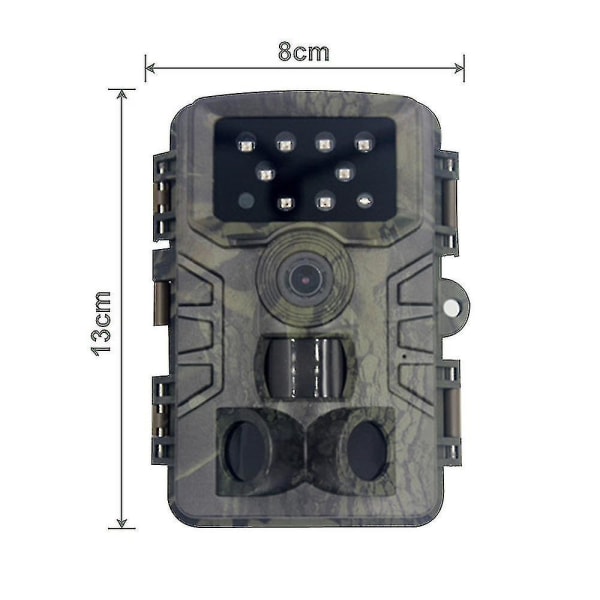 Polkukamera, Metsästyskamera laajakulmaliikenteellä Uusin sensorinäkymä Trigger Time Trail -pelikamera ilman hehkua ja vedenpitävä Wildlife Monitorille