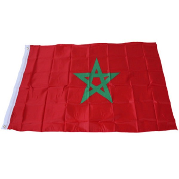 World-Cup Marockos flag har en personlig hængende banderoller for udendørsträdgård 90*150cm