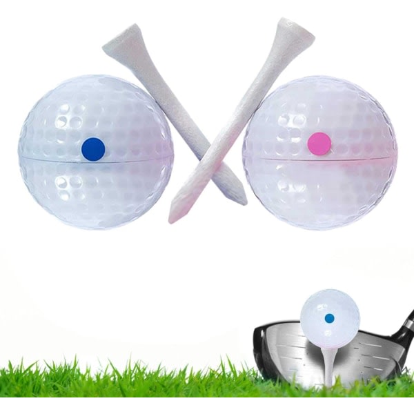 Gender Reveal Golf, Explosiva Golfbollar Set | Blue and Pink Powder Kit, exploderande prankgolfbollar, Gender Reveal Games