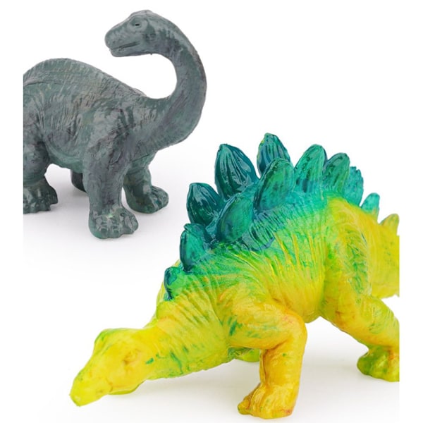 Målarset med 3D Dinosaurier