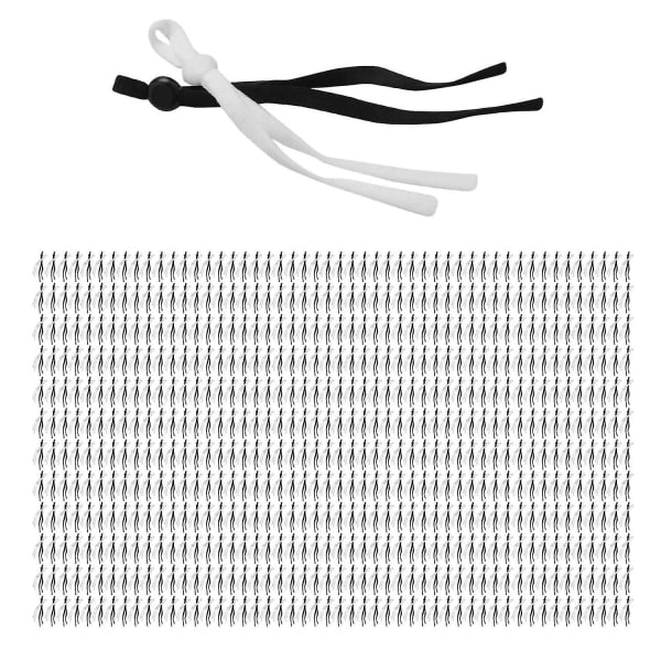 600 st elastiskt nauha sytråd med justerbart spänne Joustava naamio öronögla kaulanauha hörselkåpa rep