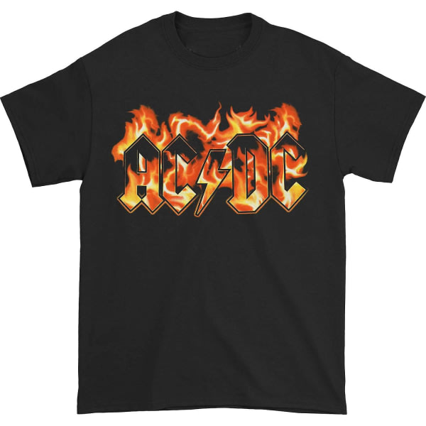 AC/DC Flames T-paita ESTONE M