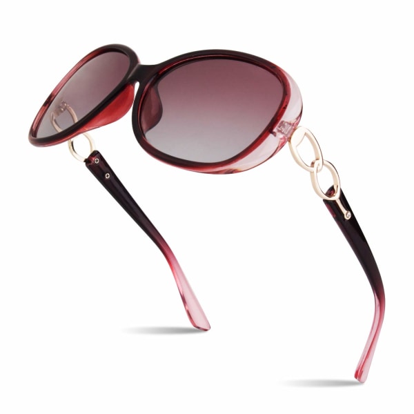 Polariserte solbriller Trendy Oversized Dame Sha