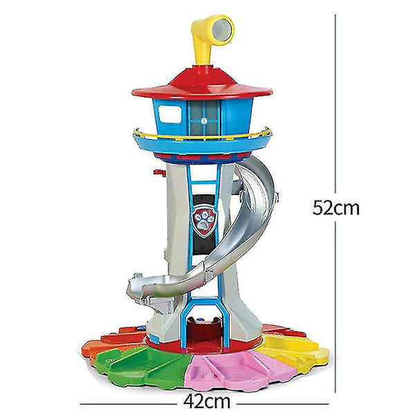 Paw Patrol -valtava torni, pentujen päämaja, musikaalinen, kevyt lelu, partio, koiravahti, lelusetti, lapsille, syntymäpäivälahja tower