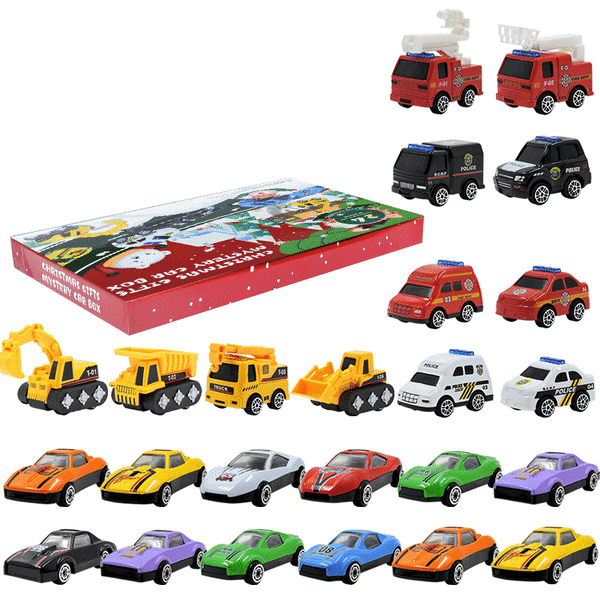 Autokalenteri Autot 2024 monivärinen F