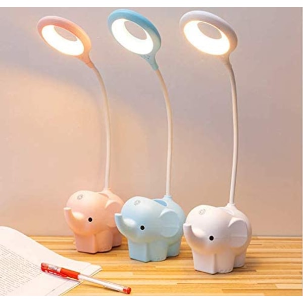 Skrivebordslampe, dimbar LED-bordlampe, barneromslampe, dimbar