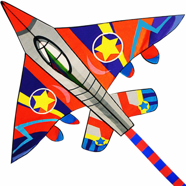 58" Jagerfly-drager til børn, der er lette at flyve, drage til