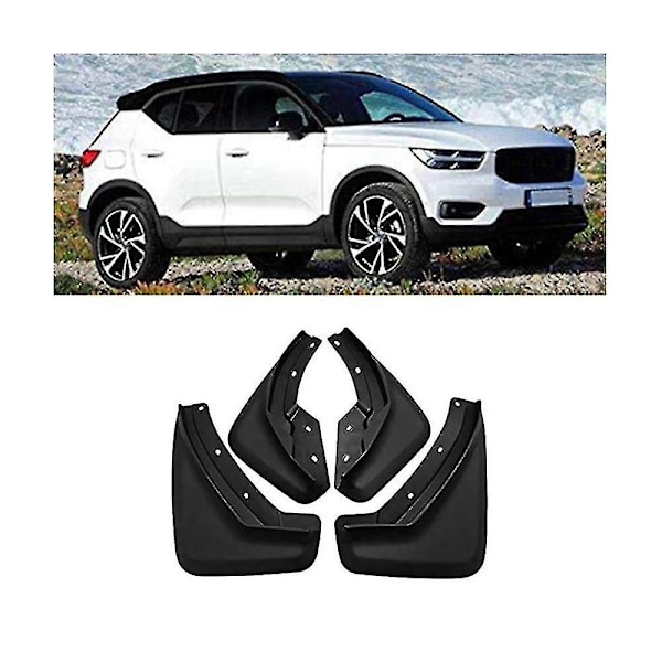 Stänkskydd 2024 För Xc40 2023 New Energy Flaps Stänkskärmar Bil Fram Bak 4st