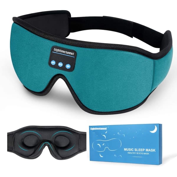 Sömnhörlurar, 3D Bluetooth-søvnmaske, Tvättbar