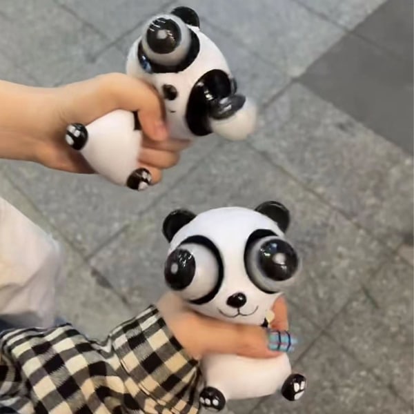 Stressavlastning Hand Fidget Sensorisk leksak Söt Hållbar Långvarig Pop Out Eyes Squeeze Toys