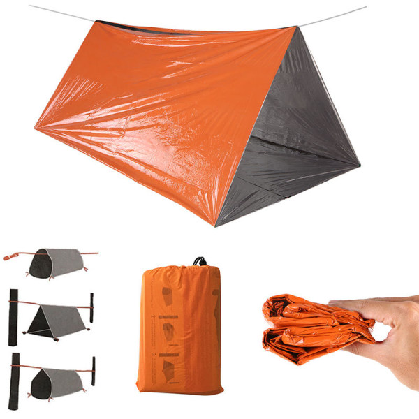 Person Emergency Survival Tält, Survival Shelter for Camping och