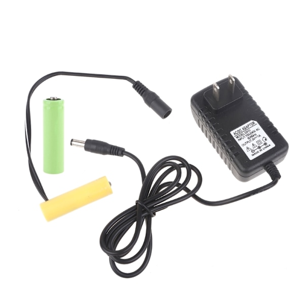Universal 3V AM3/LR6/AA batterieleminatorer EU/US/UK Strømkabel Bytt ut 2 stk 1,5V AA størrelse batterikabel 0.08 US