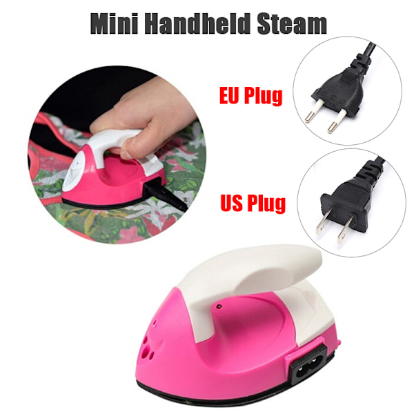 Mini Elektriskt Strykjärn Bärbart Resa Hantverk Kläder Sy