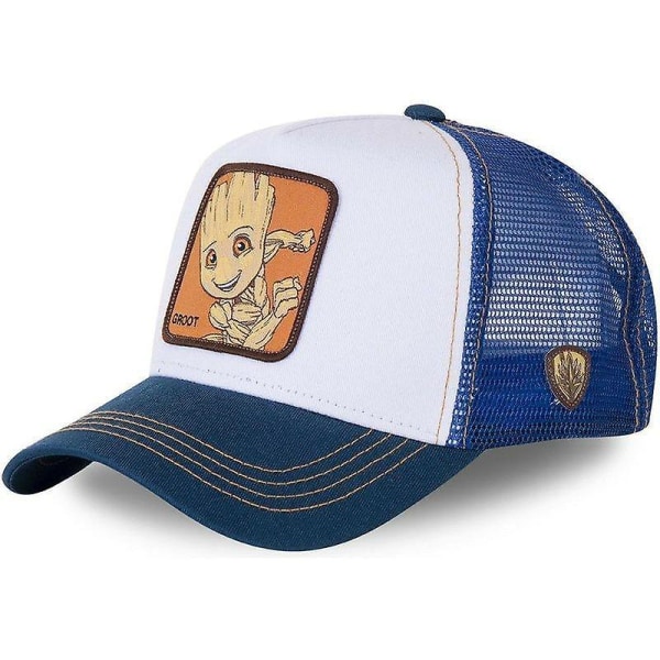 Mickey Snapback Bomulds Baseball Cap & Dad Mesh / Trucker Hat GROOT BLUE