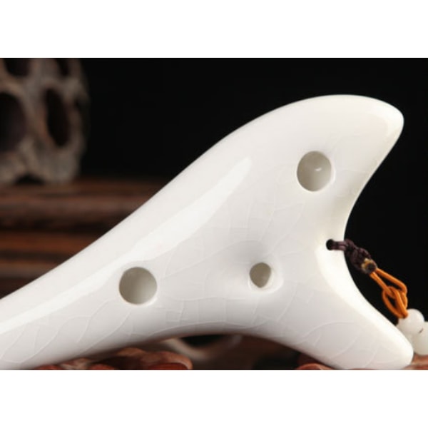 12-hulls Ocarina Fløyte i C-nøkkel Profesjonelt Musikkinstrument [YD]