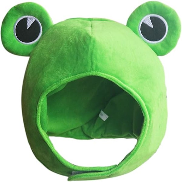 Cute Plush Frog Hat Cap for Halloween Costume Cosplay Party