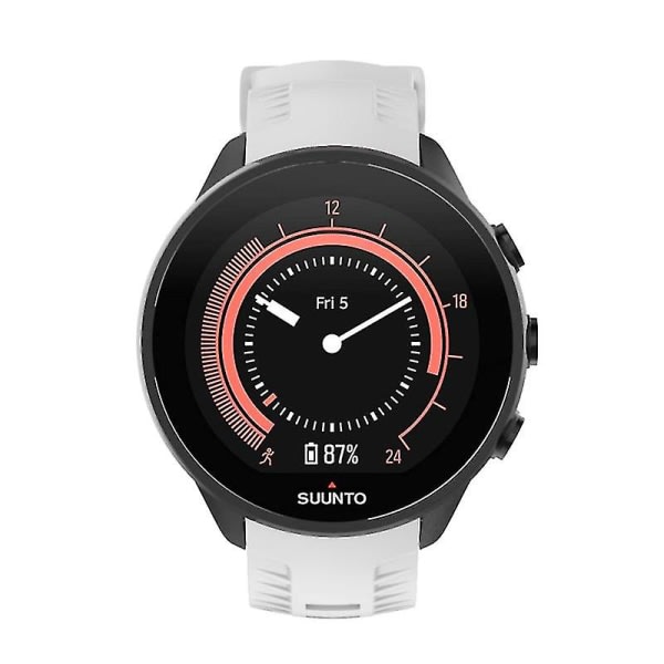 Suunto 9 Baro 24mm pehmeä silikoniranneke kelloon, ulkourheilu silikoniranneke Smart Watch
