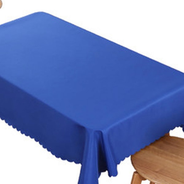 Rektangulär bordsduk i polyester, skrynkelfri och krympfri bordsduk för matbord, konferensbord, kungsblå 1,8x2,6m / 5,9x8,5ft 0.4