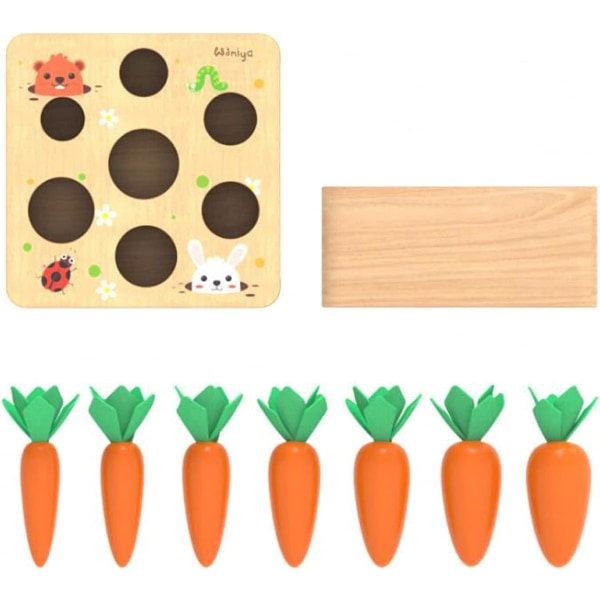 Wooden toys for 1+ years, motor skills toys for babies