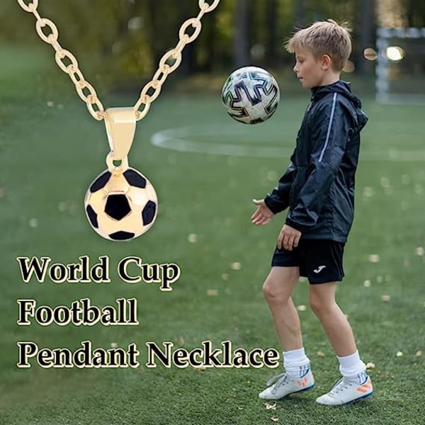 Fotballgaver til gutter Fotballanheng Halskjeder for kvinner Menn Bursdagsjulegaver til sønn