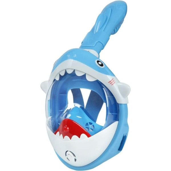 Kids Diving Mask Shark Diving Mask med Snorkel 180° Pa