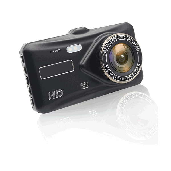 Dashcam IPS Dual Lens 1080p Kosketusnäyttö Dashcam ja 32GB kartta WiFi Super Night Vision Parkeringsläge 170° vidvinkel gravity sensor Dashcam