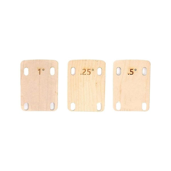 3 stk. guitarhals shims bolt-on hals plade til guitar