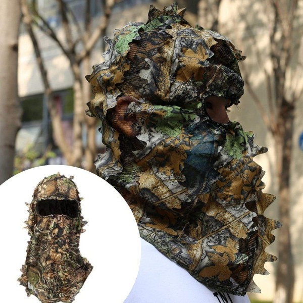 Leaves kamouflage kepsar, prickskytte hattar, camo solskydd baseball kepsar
