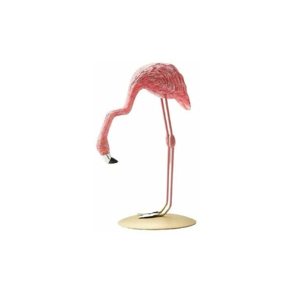ZTVOV 2-Pack Stående Rosa Flamingo Staty Skulptur Heminredning Bord Centerpieces LMLY