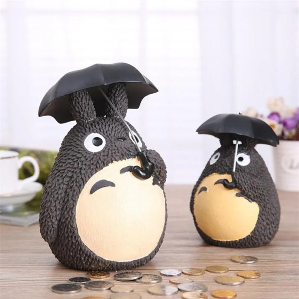 Ny Totoro Sparebøsse Hjerte Totoro Figurer Japansk Stil Mynt Sparebøsse Barn Påskegave M New Leaf