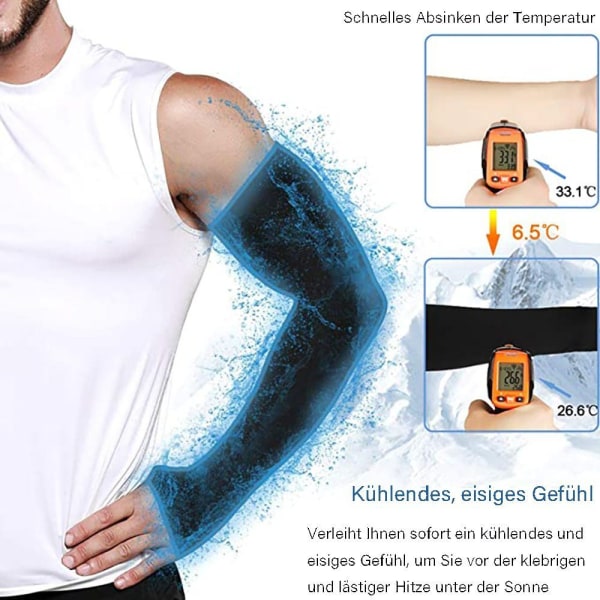 Käsivarsihihat, miesten naisten UV-aurinkosuoja, käsivarsien hihat peukalonreiällä