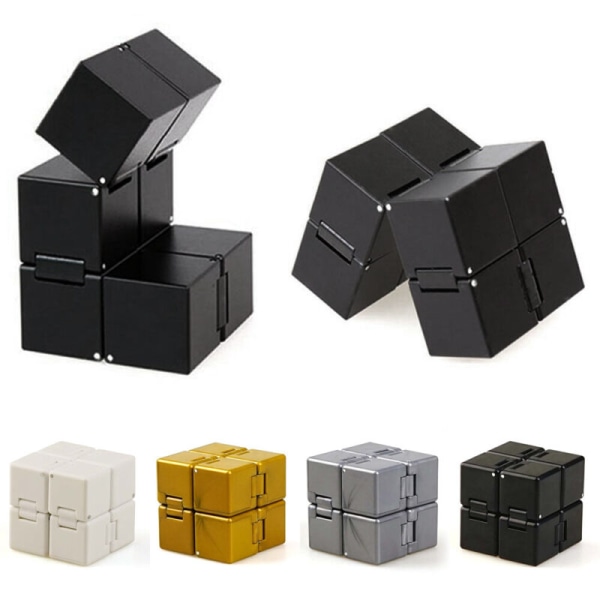 Finger Infinity Cube Toy Barn Vuxna Sensory Stress Fidget Toy