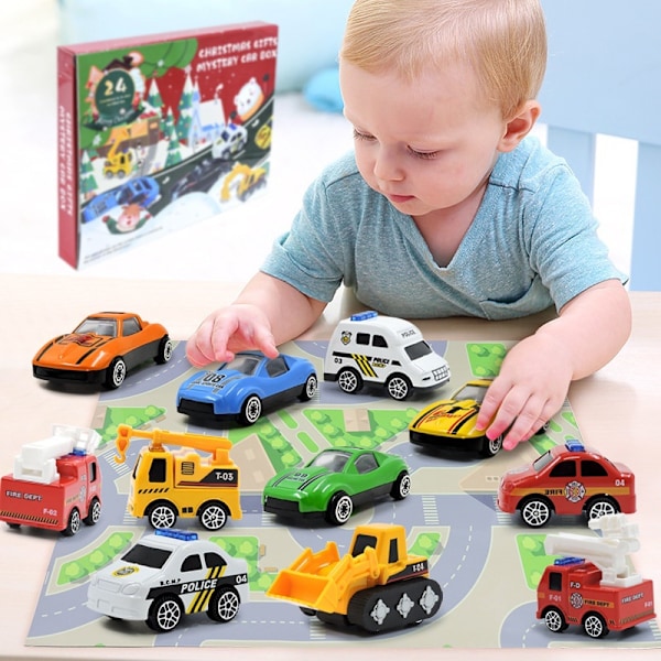Autokalenteri Autot 2024 monivärinen F