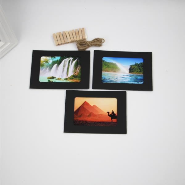 30 valokuvakehystä voimapaperista valokuville seinäkoristeeksi, 3 C