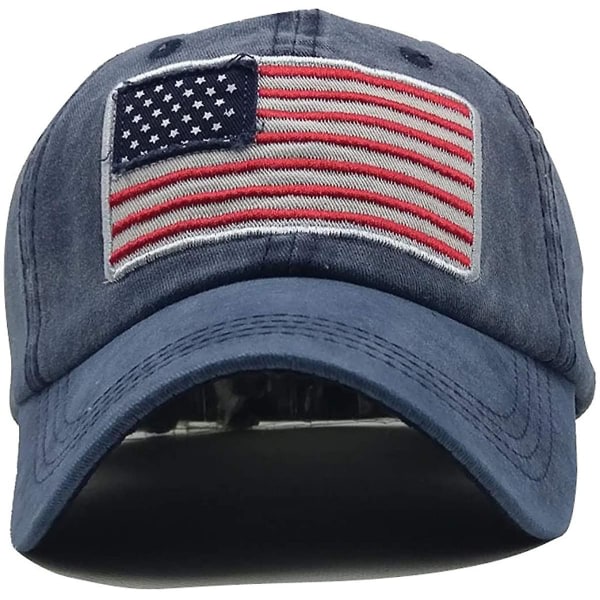 2022 Utomhus Baseball Cap Hatt For Män Kvinnor Peaked Kepsar USA Flag Logotyp Militær Hatt Us Unisex Hip Hop Cowboy Hattar Sport Kepsar Flagga Svart