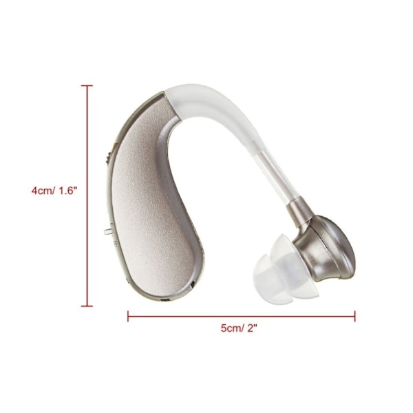Uppladdningsbar Digital Hörapparat USB - Kraftfull Ljudförstärkare för Hörselnedsättning & Äldre